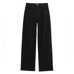 Madewell Black Wide Leg Jeans